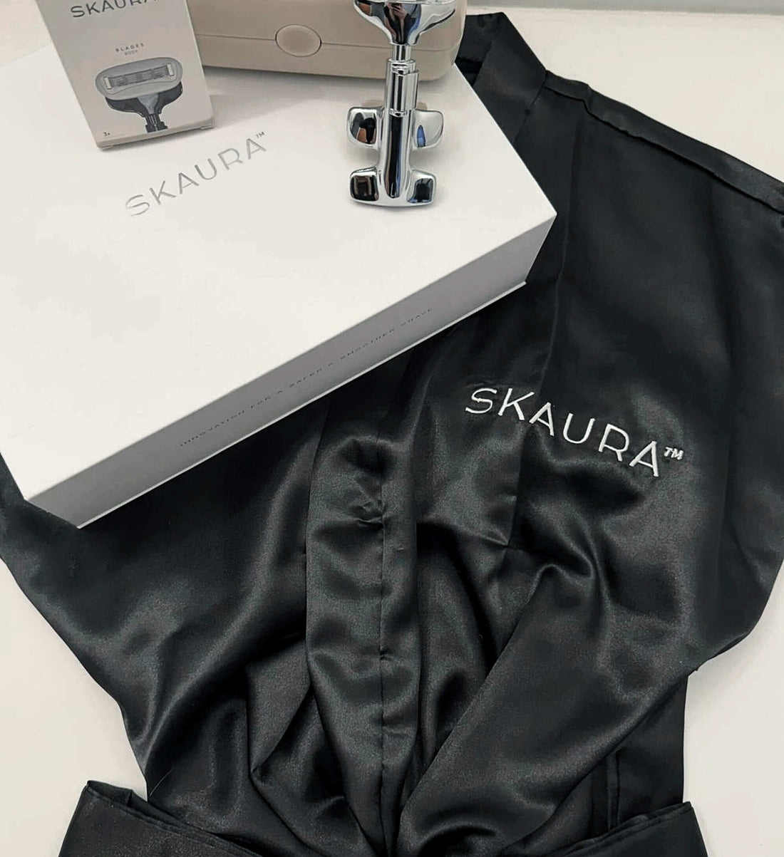 LIMITED EDITION - SKAURA  SIGNATURE SATIN ROBE